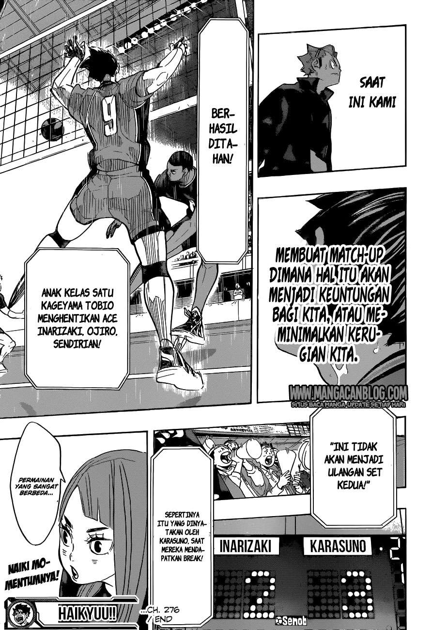 Haikyuu!! Chapter 276 - halaman 20