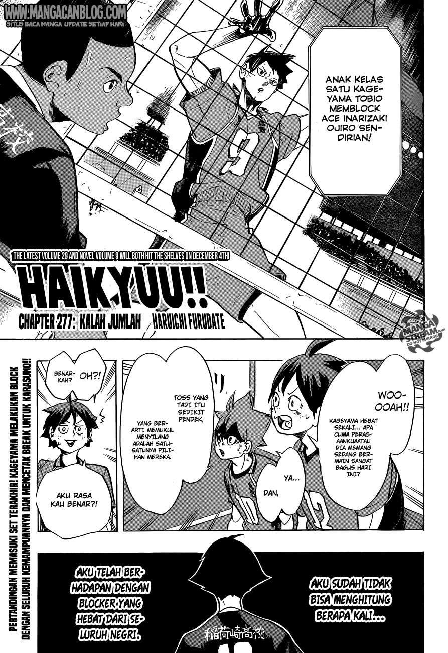 Haikyuu!! Chapter 277 - halaman 1
