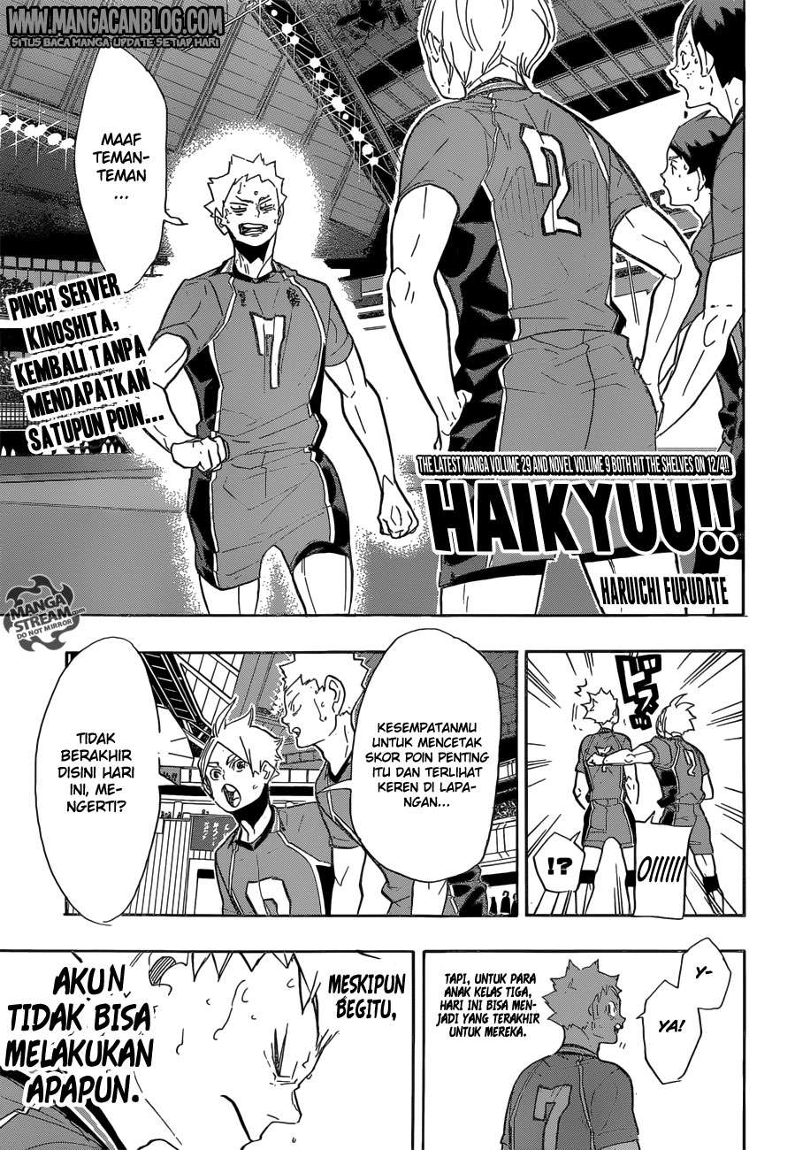 Haikyuu!! Chapter 278 - halaman 1