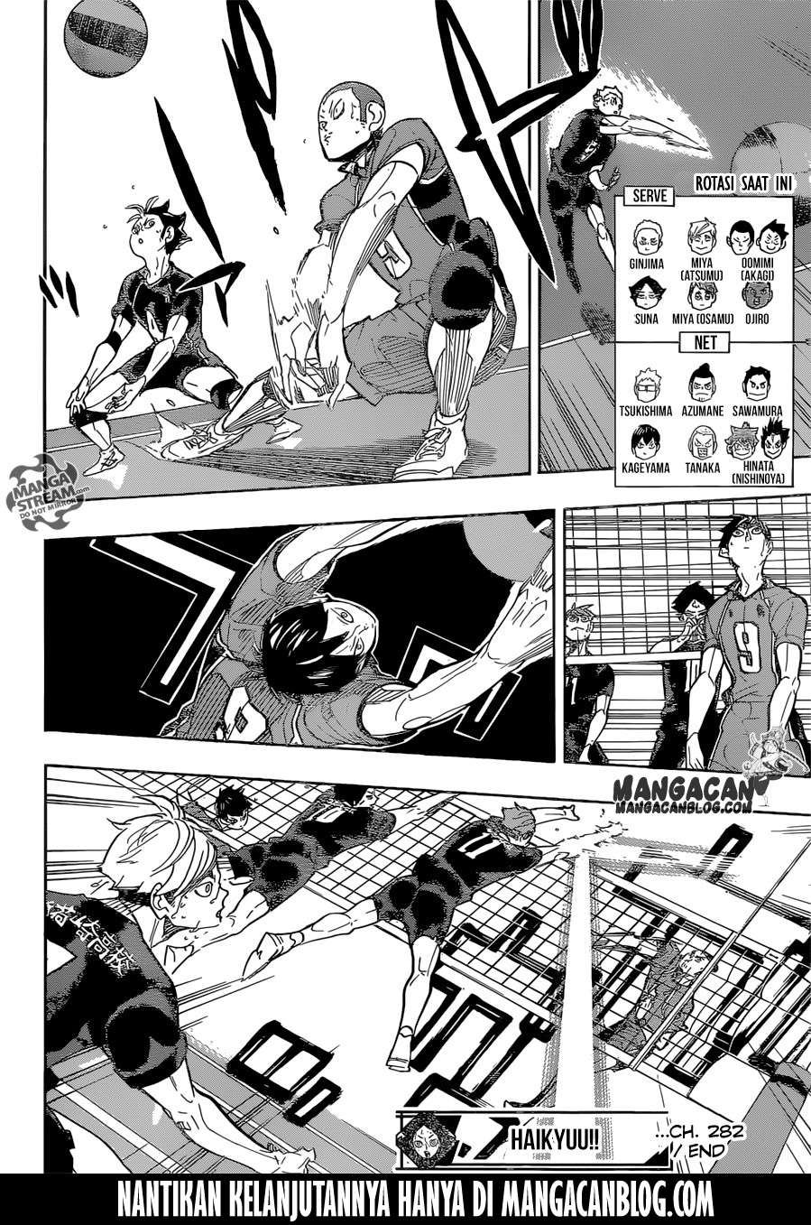 Haikyuu!! Chapter 282 - halaman 19