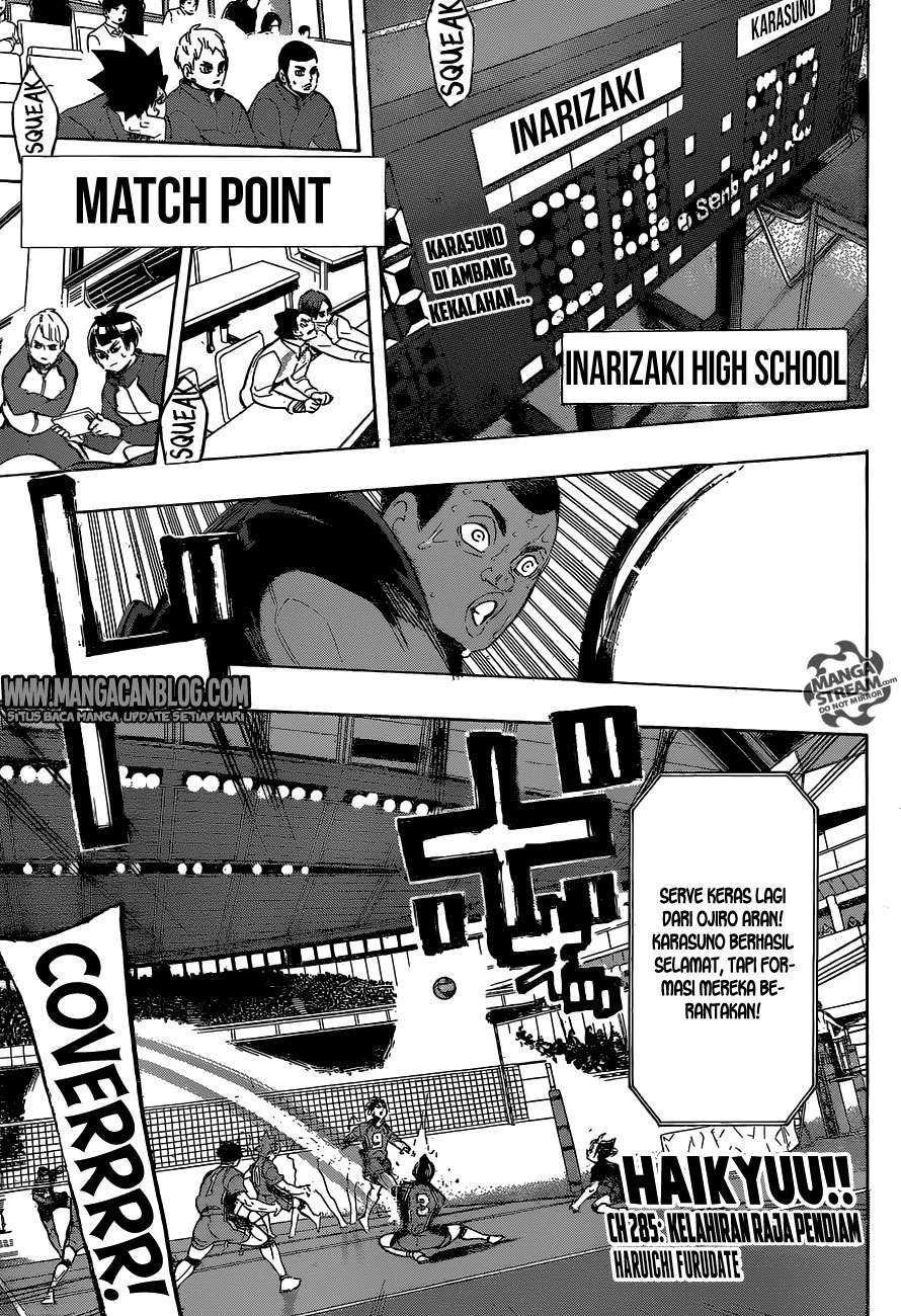 Haikyuu!! Chapter 285 - halaman 1