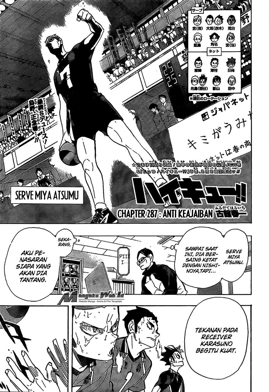 Haikyuu!! Chapter 287 - halaman 2