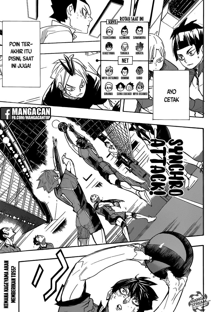 Haikyuu!! Chapter 290 - halaman 6