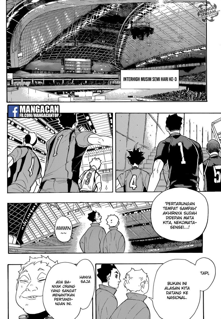 Haikyuu!! Chapter 293 - halaman 10