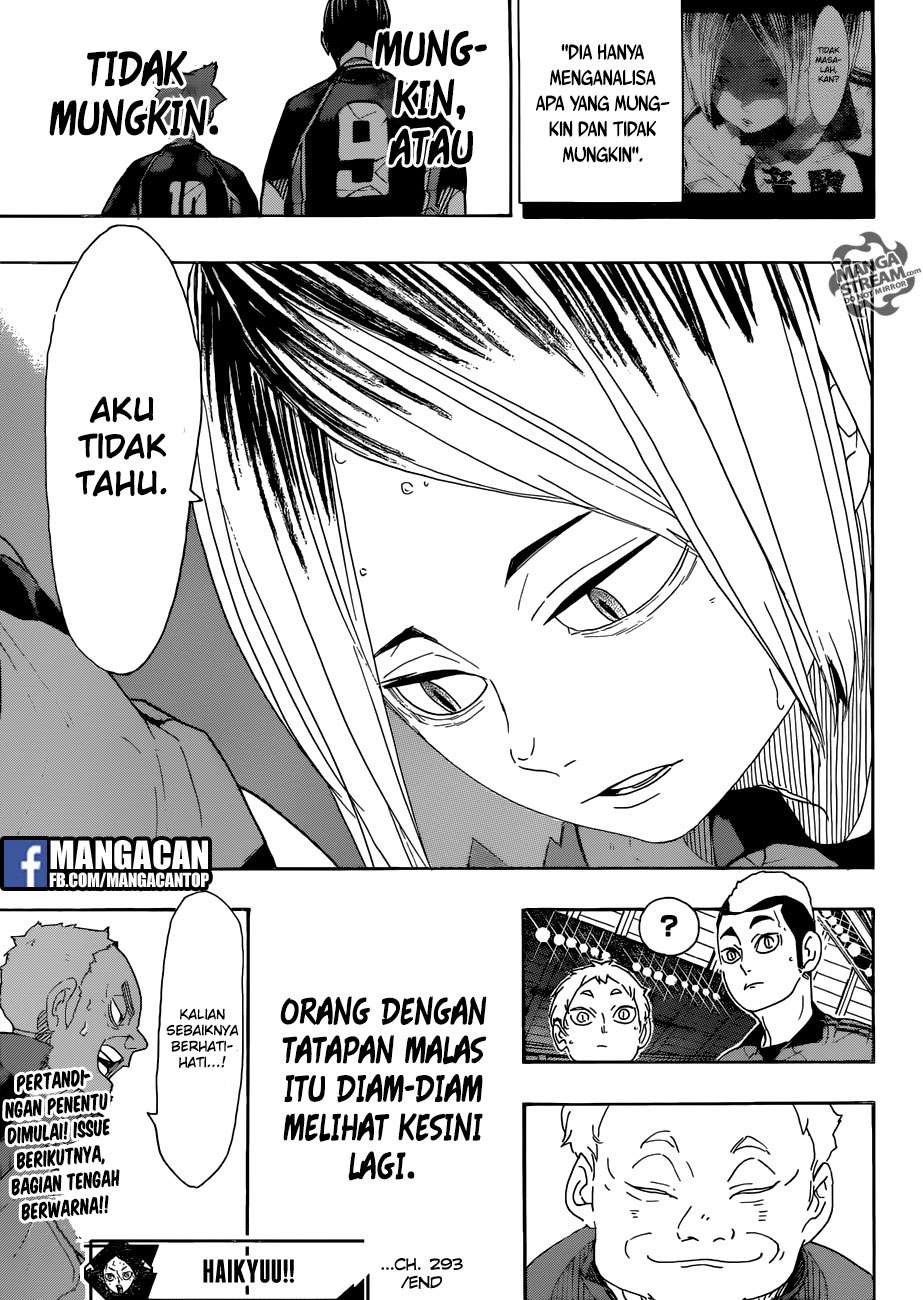 Haikyuu!! Chapter 293 - halaman 19