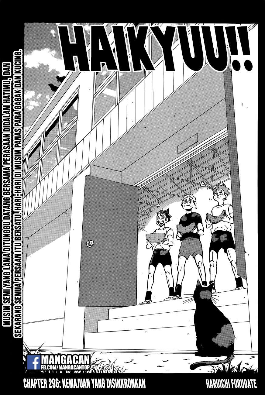 Haikyuu!! Chapter 296 - halaman 1