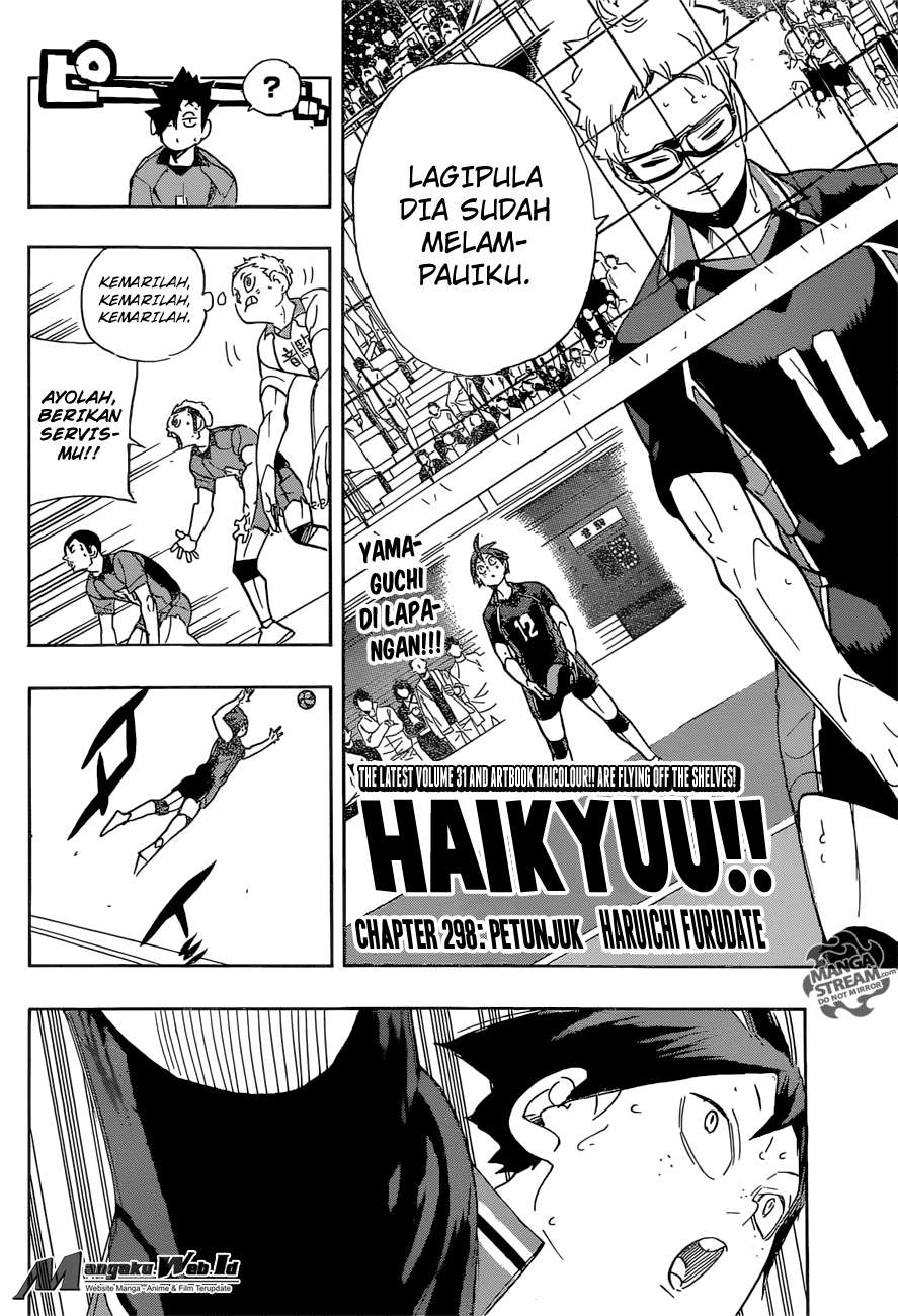 Haikyuu!! Chapter 298 - halaman 3