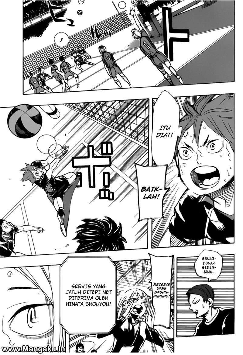 Haikyuu!! Chapter 302 - halaman 10