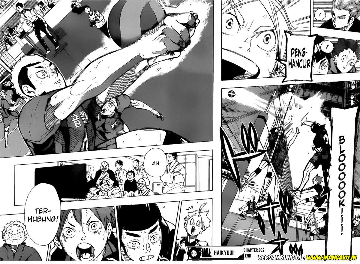 Haikyuu!! Chapter 302 - halaman 18
