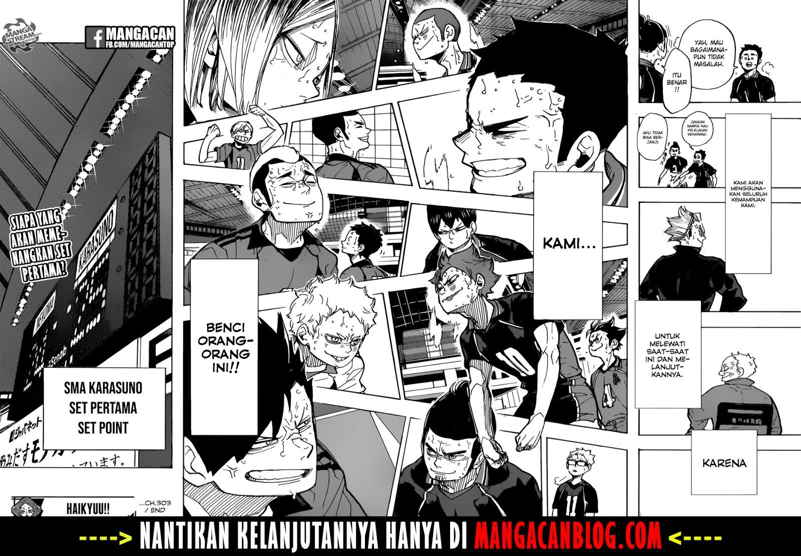 Haikyuu!! Chapter 303 - halaman 18