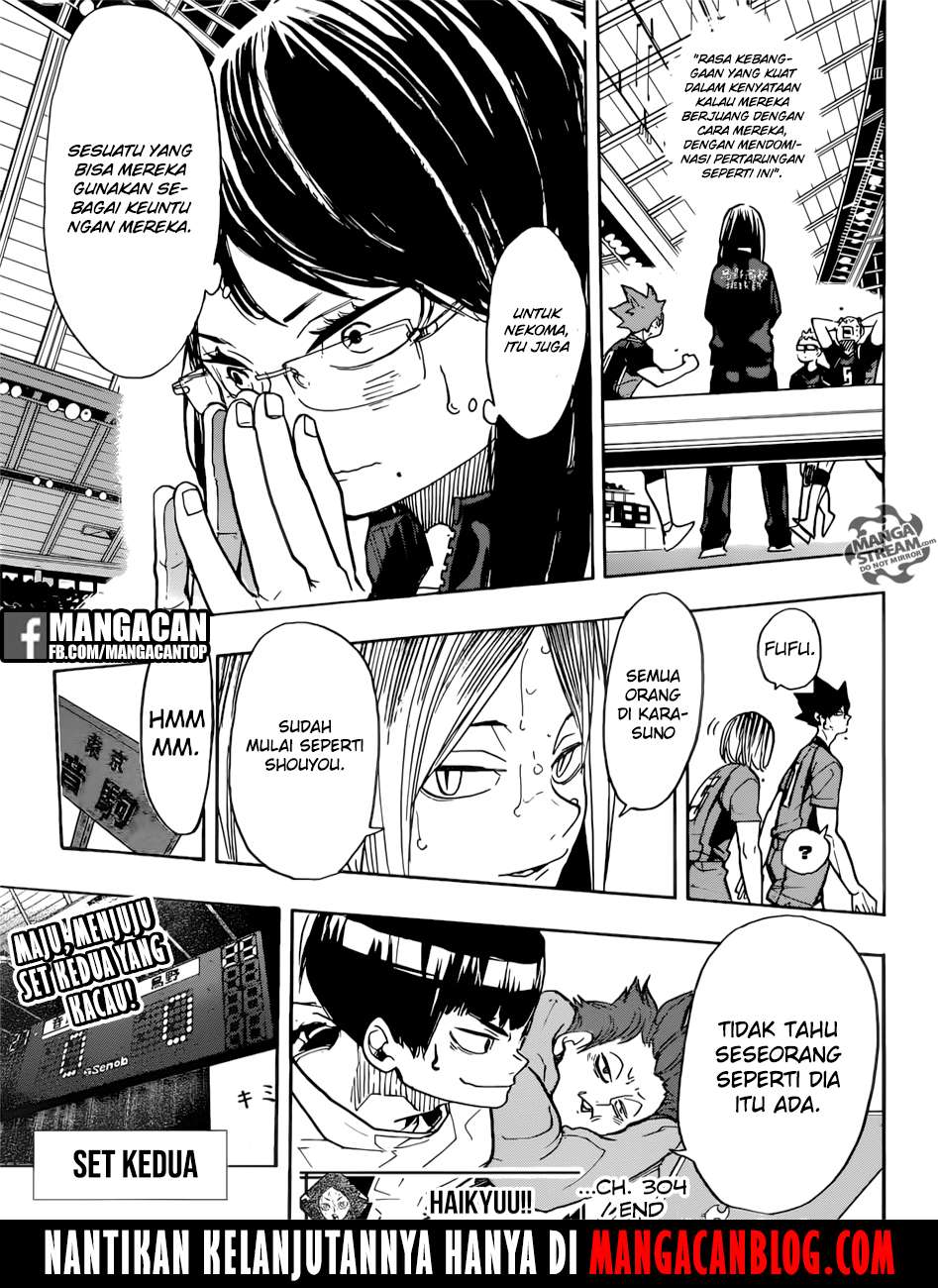 Haikyuu!! Chapter 304 - halaman 19