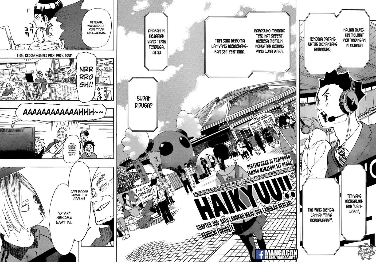 Haikyuu!! Chapter 305 - halaman 3