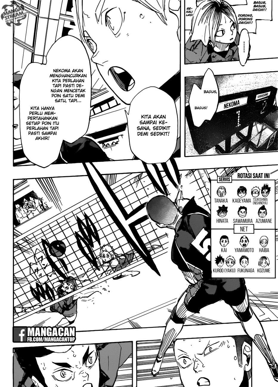 Haikyuu!! Chapter 306 - halaman 10