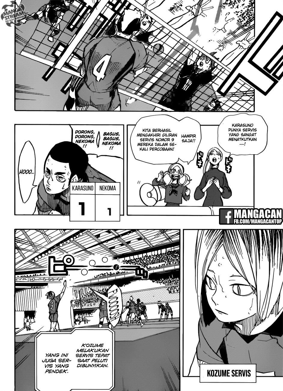 Haikyuu!! Chapter 306 - halaman 8