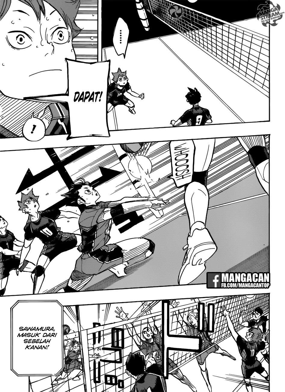 Haikyuu!! Chapter 306 - halaman 9