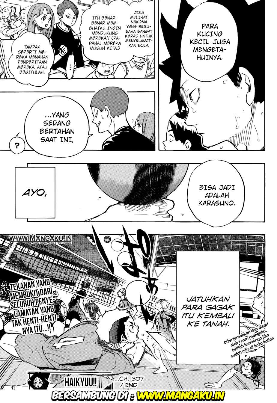 Haikyuu!! Chapter 307 - halaman 20