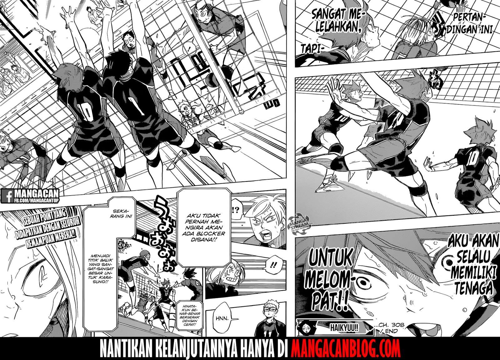 Haikyuu!! Chapter 308 - halaman 17