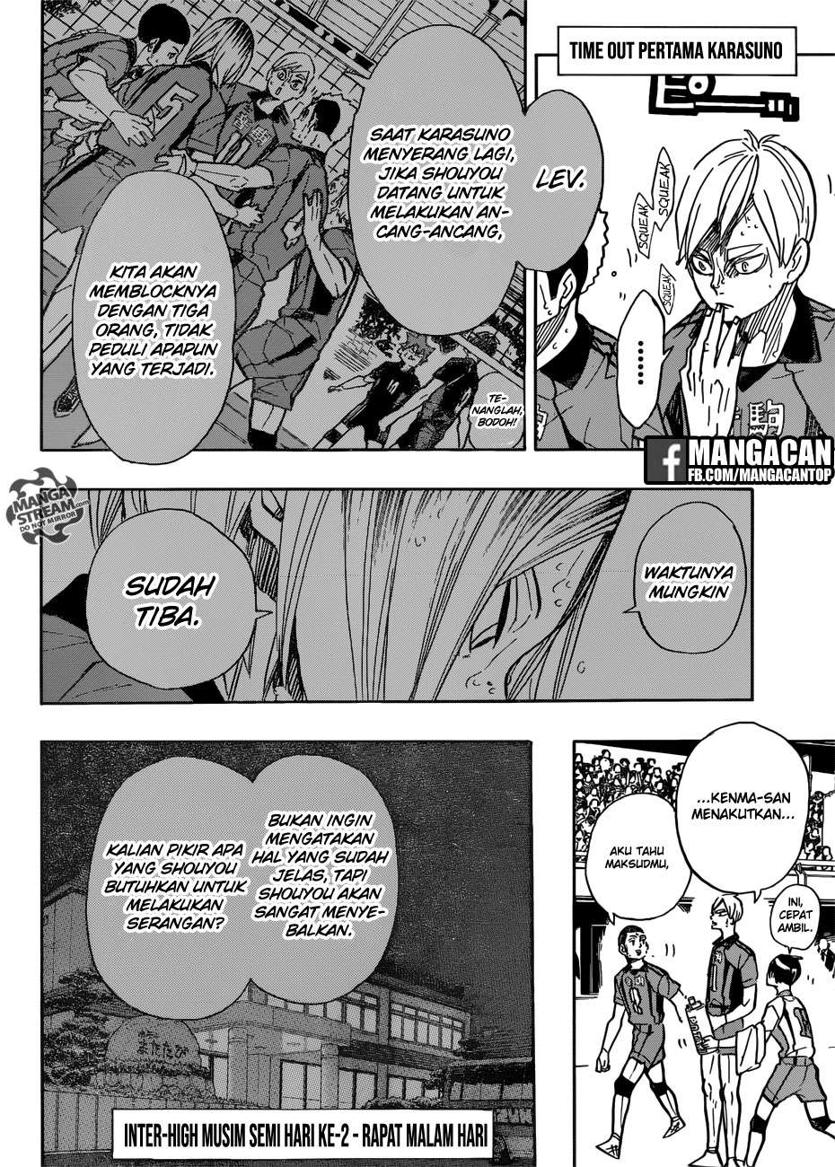 Haikyuu!! Chapter 310 - halaman 9