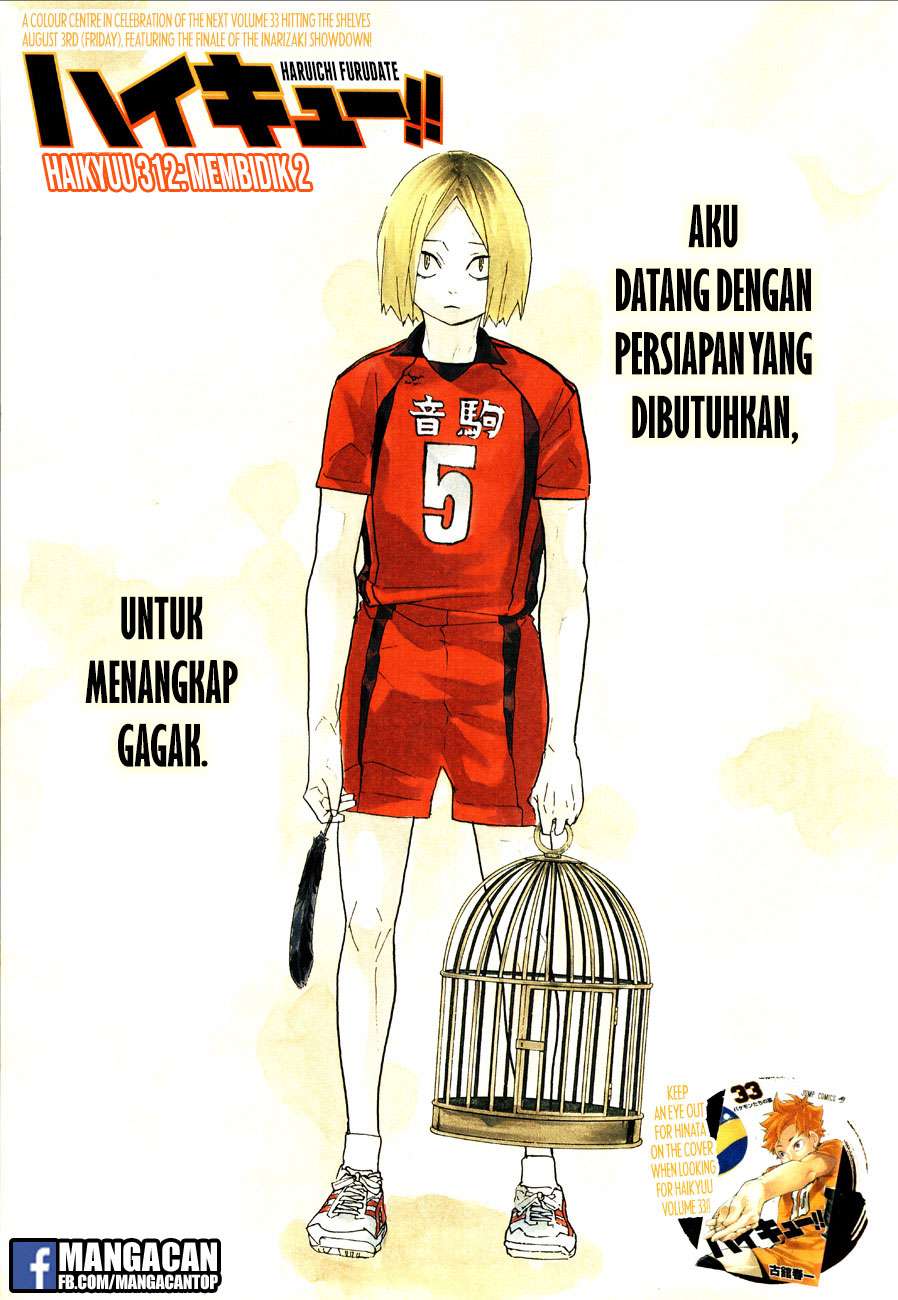 Haikyuu!! Chapter 312 - halaman 1