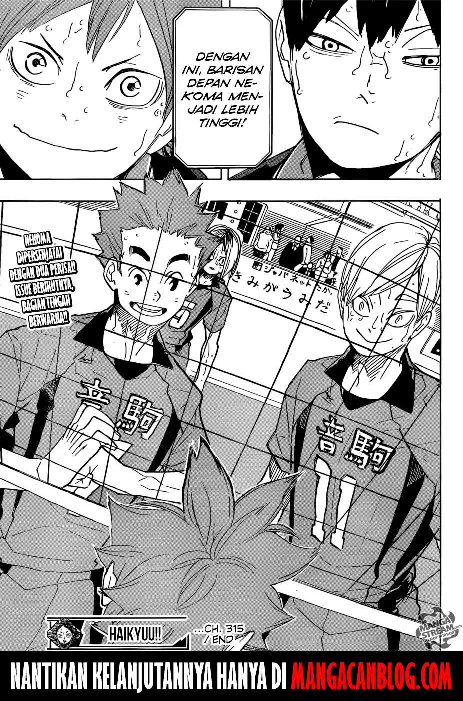 Haikyuu!! Chapter 315 - halaman 18