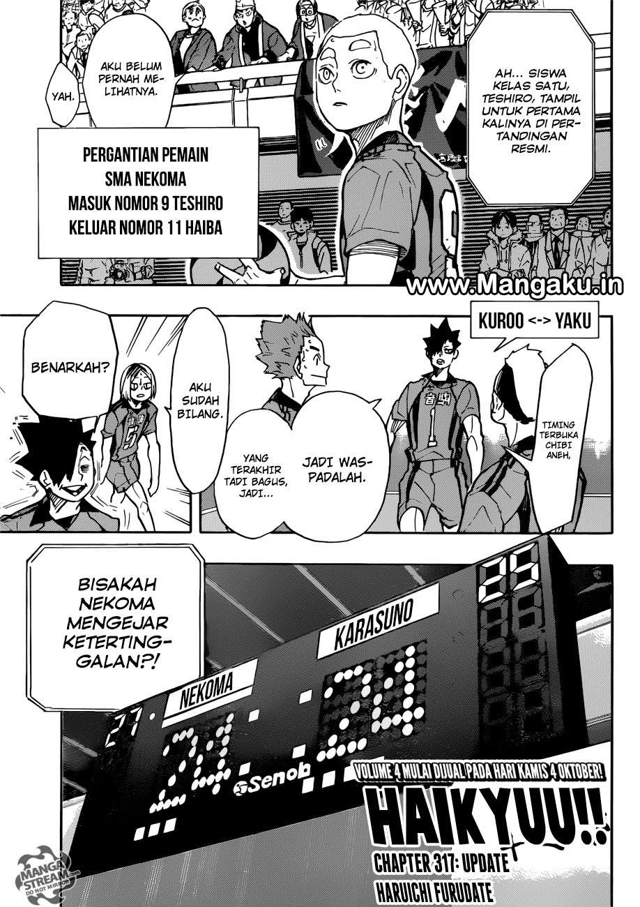 Haikyuu!! Chapter 317 - halaman 2