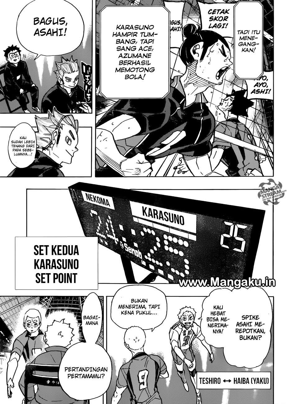Haikyuu!! Chapter 317 - halaman 9