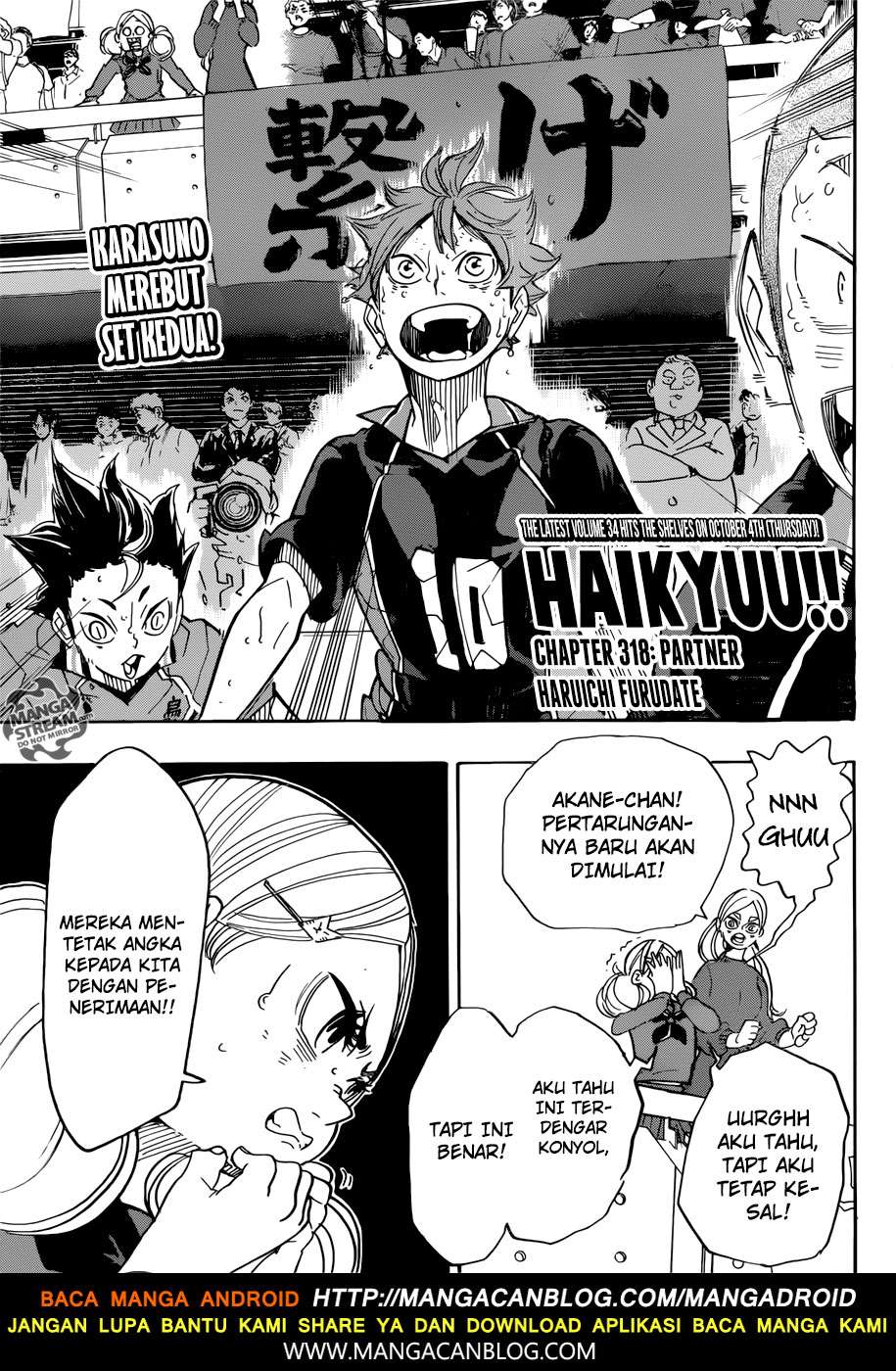 Haikyuu!! Chapter 318 - halaman 1