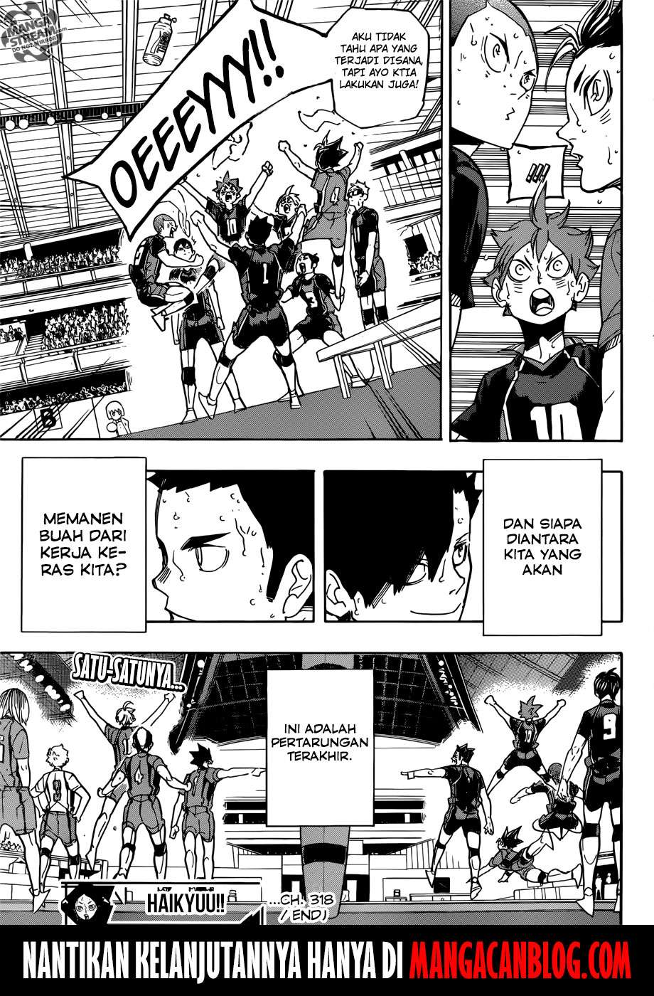 Haikyuu!! Chapter 318 - halaman 20