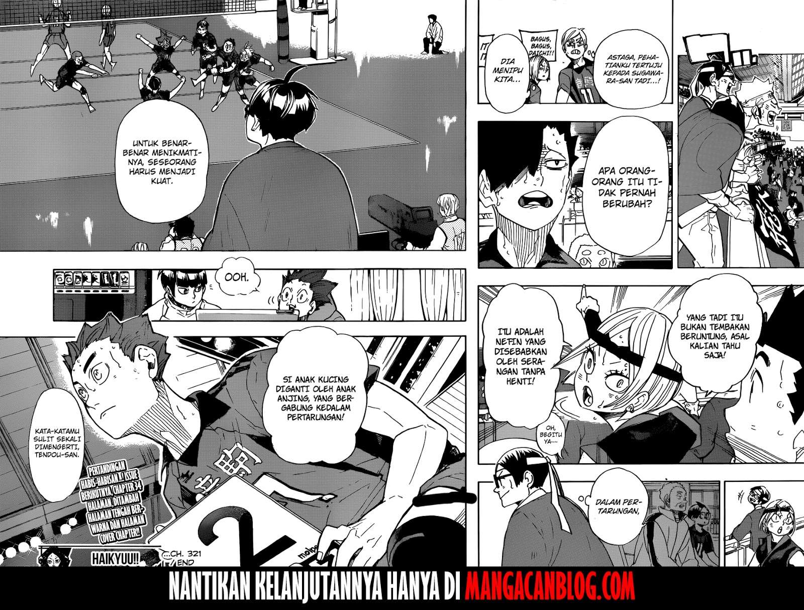 Haikyuu!! Chapter 321 - halaman 17