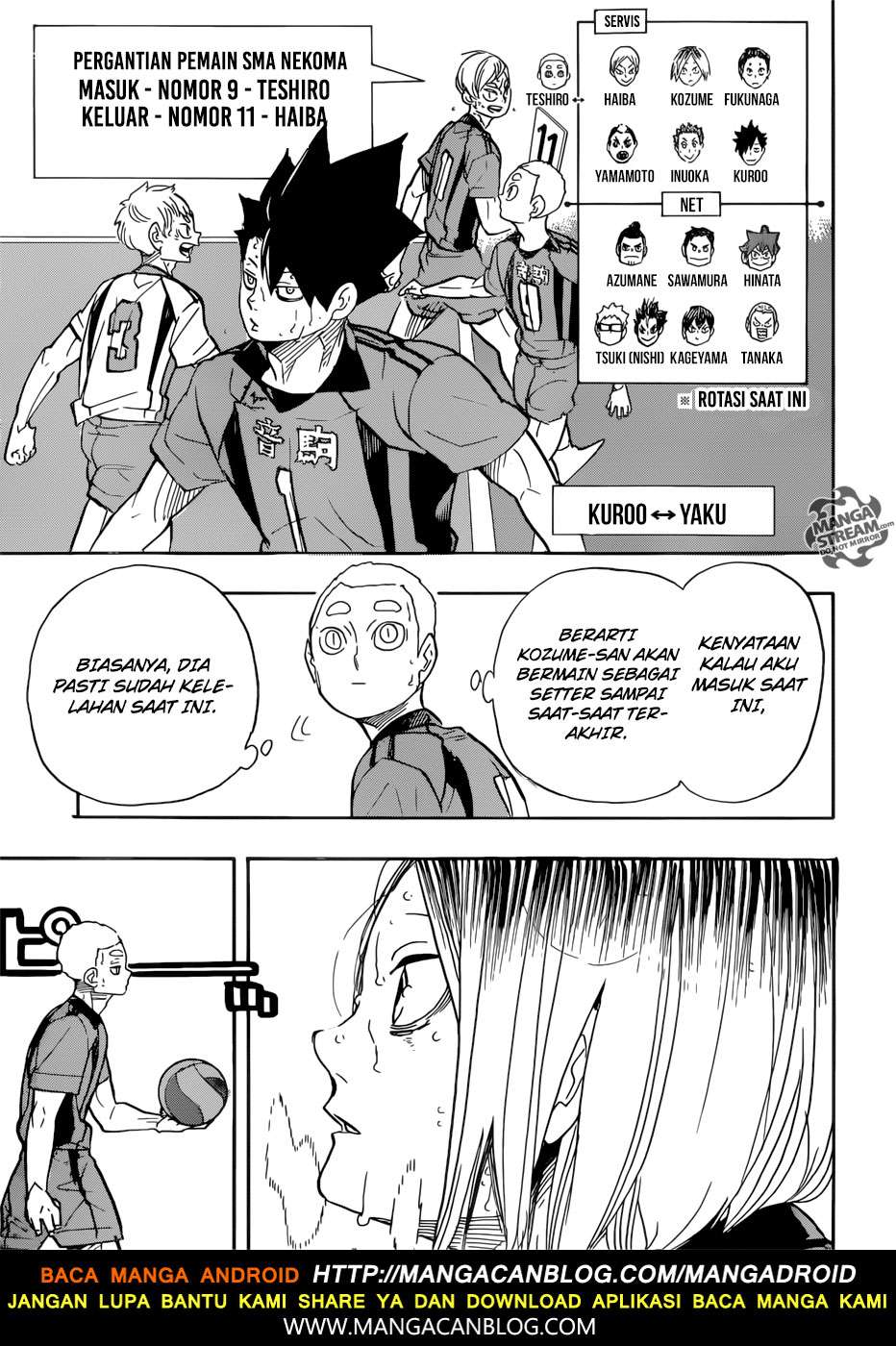 Haikyuu!! Chapter 322 - halaman 14