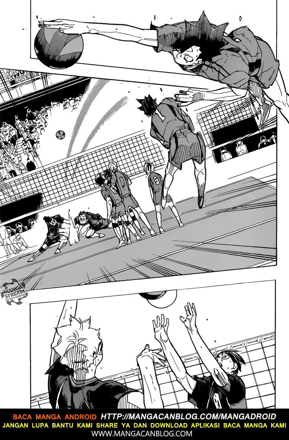 Haikyuu!! Chapter 323 - halaman 10