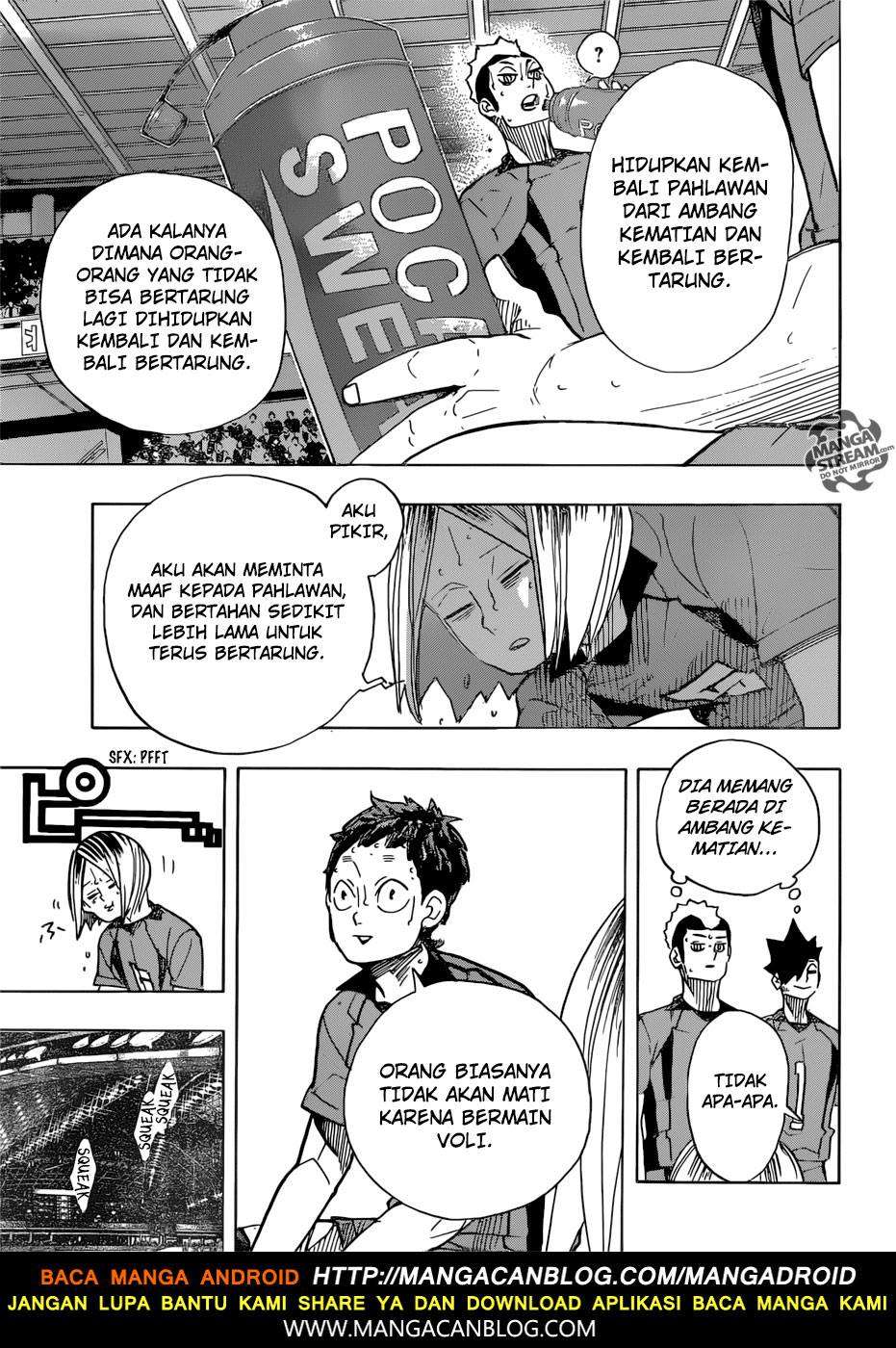 Haikyuu!! Chapter 323 - halaman 5
