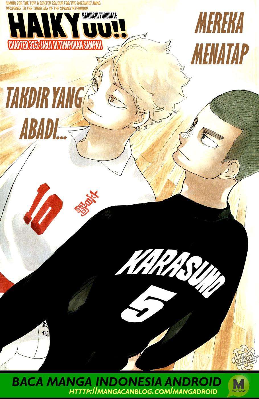 Haikyuu!! Chapter 325 - halaman 1