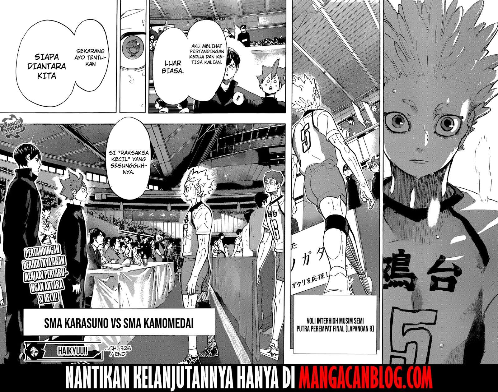 Haikyuu!! Chapter 326 - halaman 19