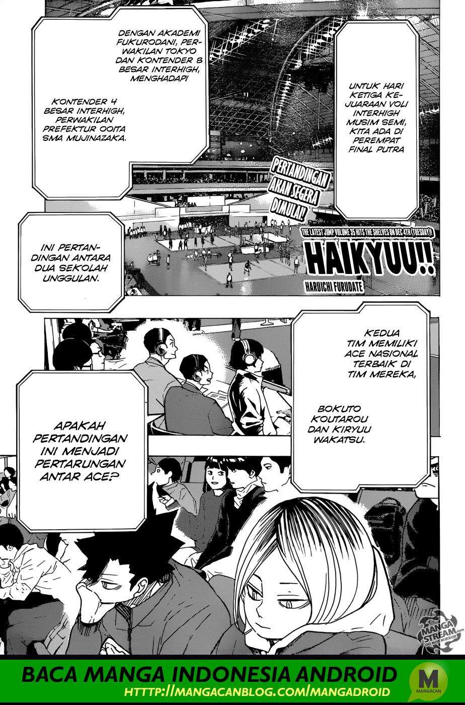 Haikyuu!! Chapter 328 - halaman 1