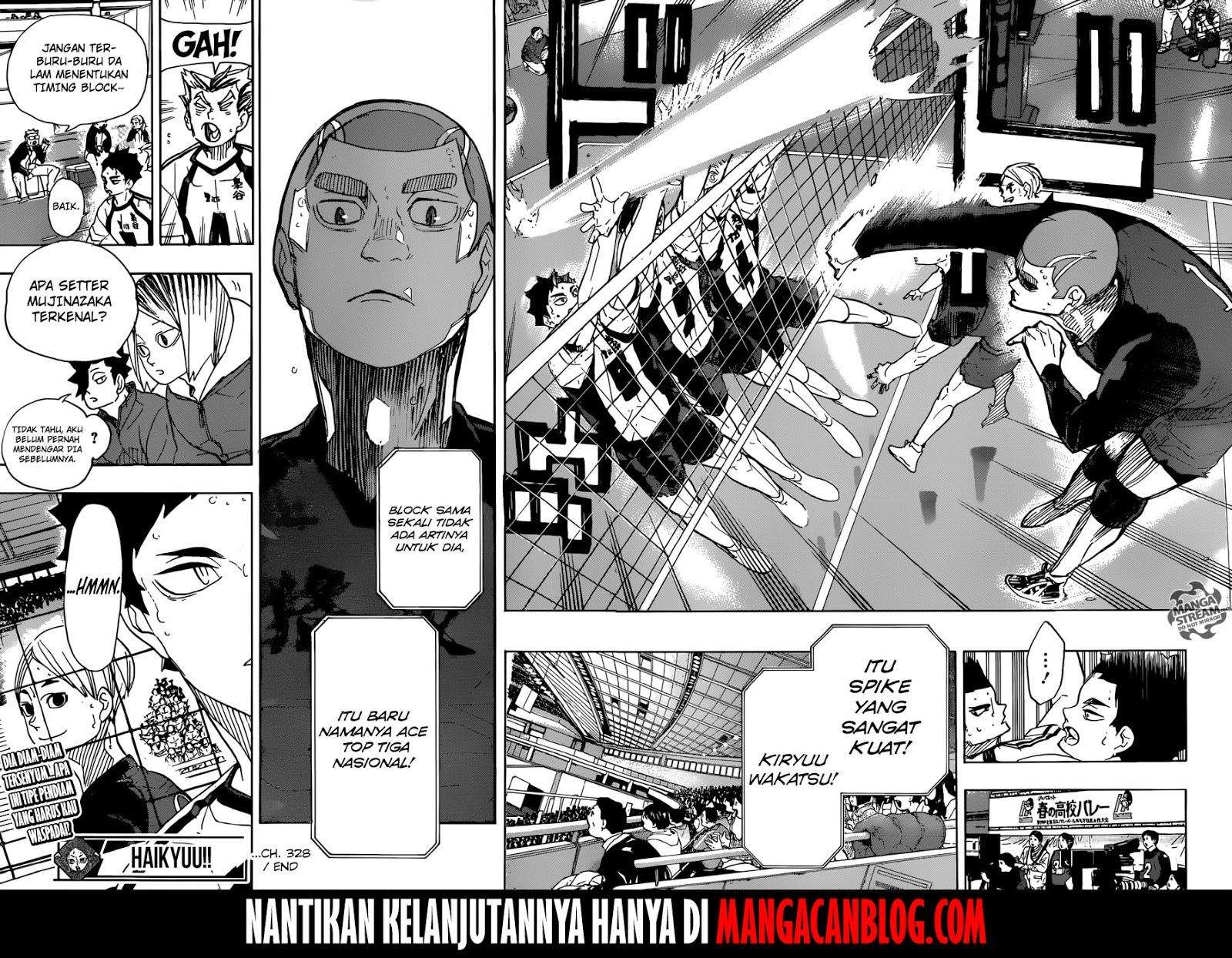 Haikyuu!! Chapter 328 - halaman 16