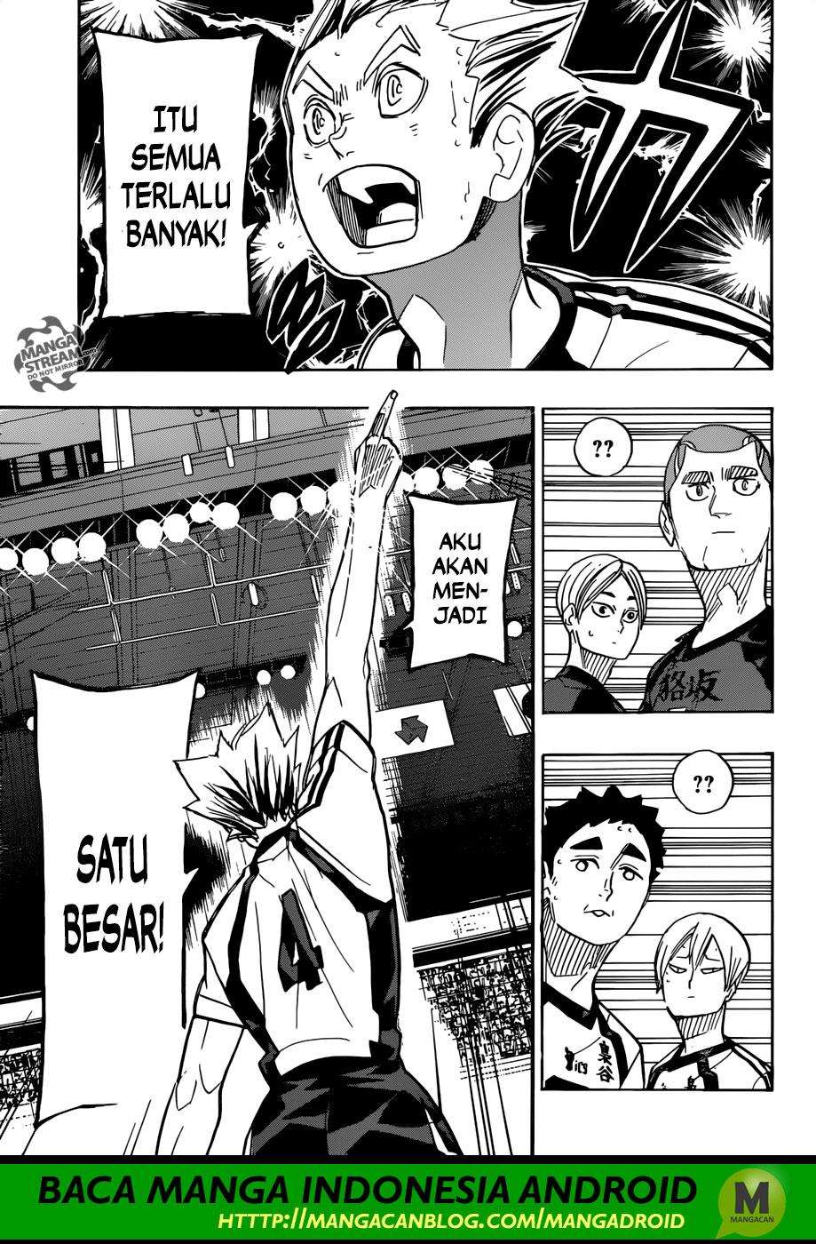 Haikyuu!! Chapter 328 - halaman 6