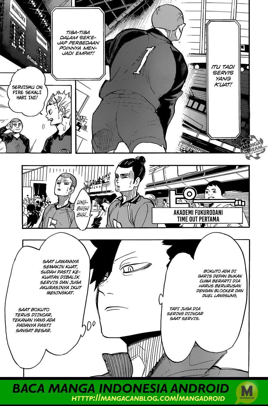 Haikyuu!! Chapter 330 - halaman 8