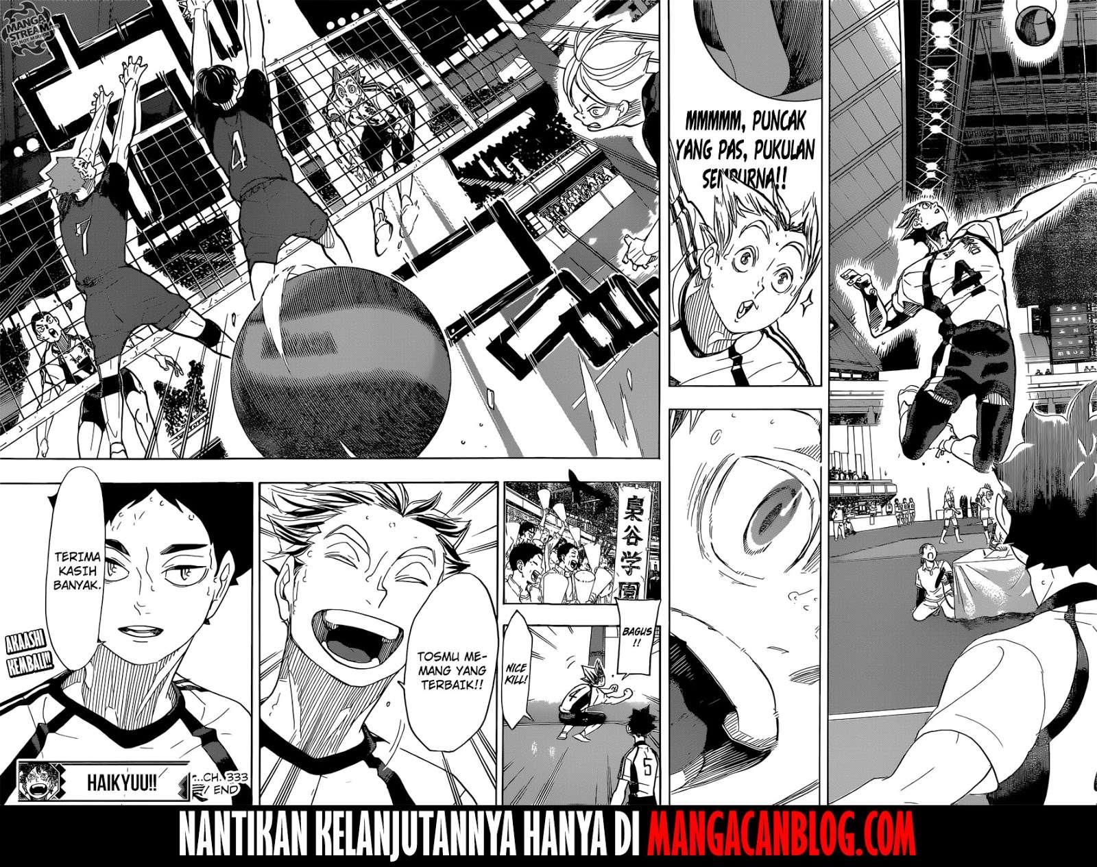 Haikyuu!! Chapter 333 - halaman 19