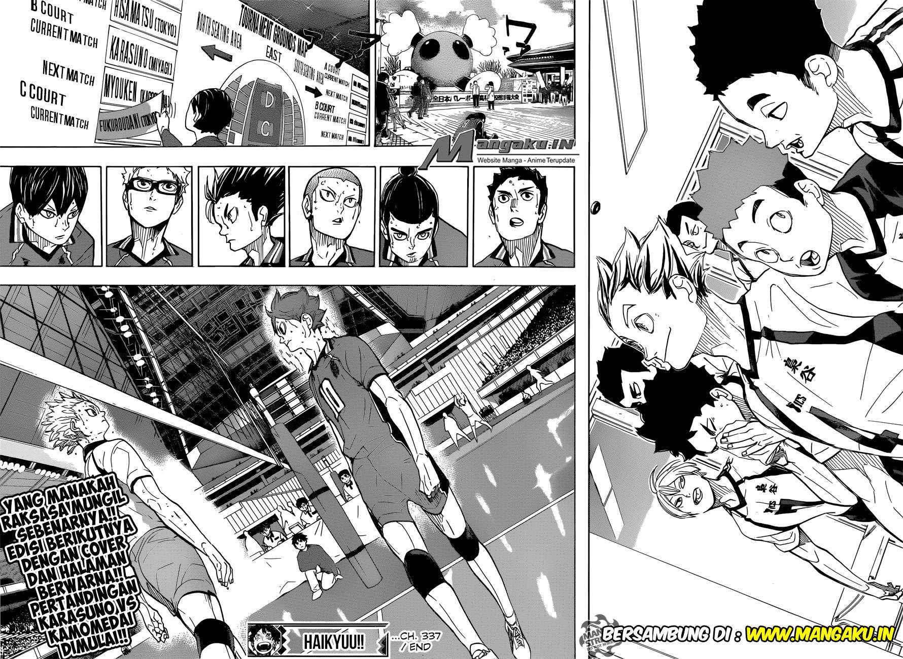 Haikyuu!! Chapter 337 - halaman 18