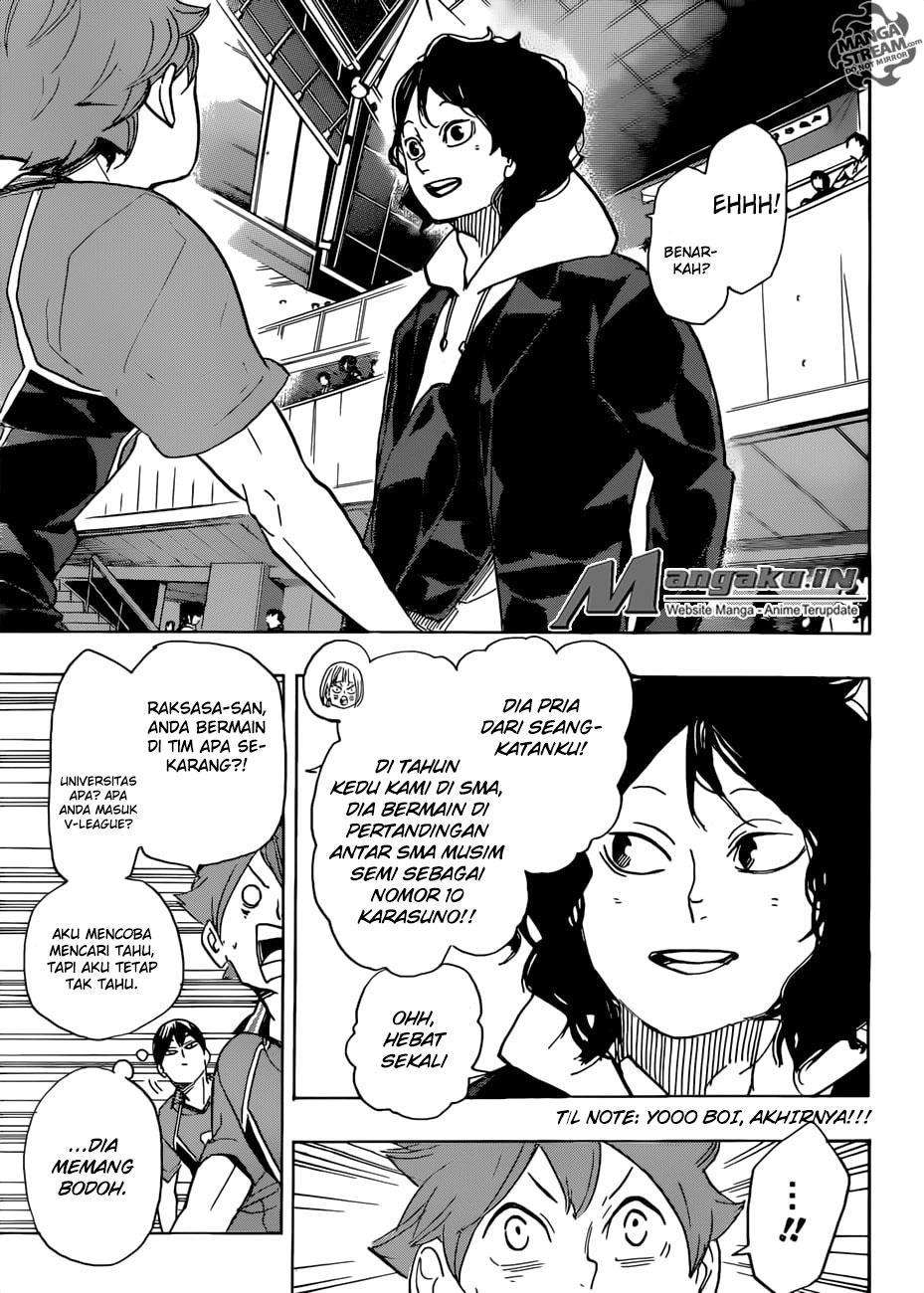 Haikyuu!! Chapter 338 - halaman 17