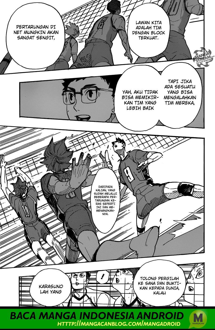 Haikyuu!! Chapter 339 - halaman 15