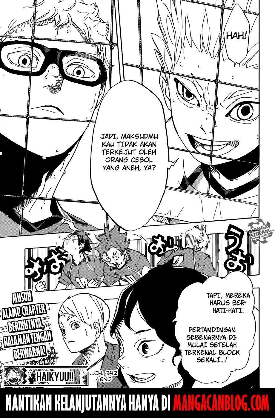 Haikyuu!! Chapter 342 - halaman 18