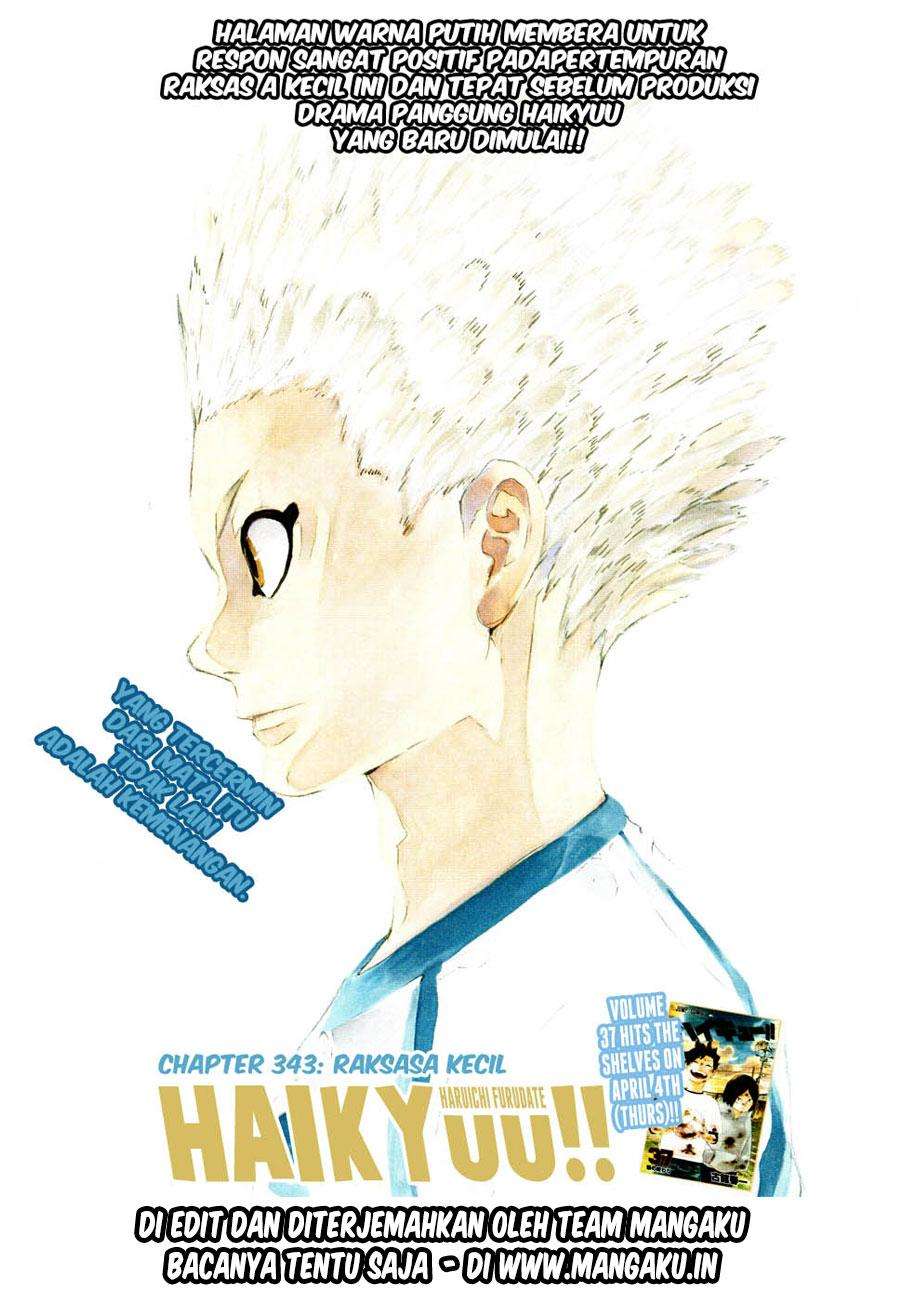 Haikyuu!! Chapter 343 - halaman 1