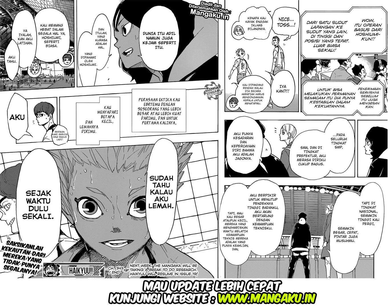 Haikyuu!! Chapter 343 - halaman 18