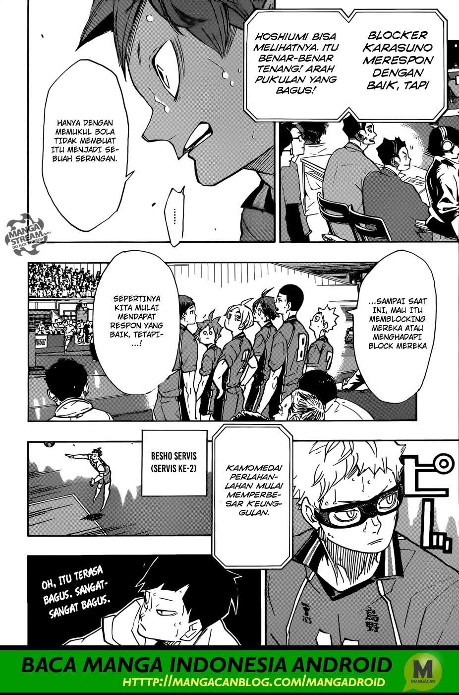 Haikyuu!! Chapter 345 - halaman 8