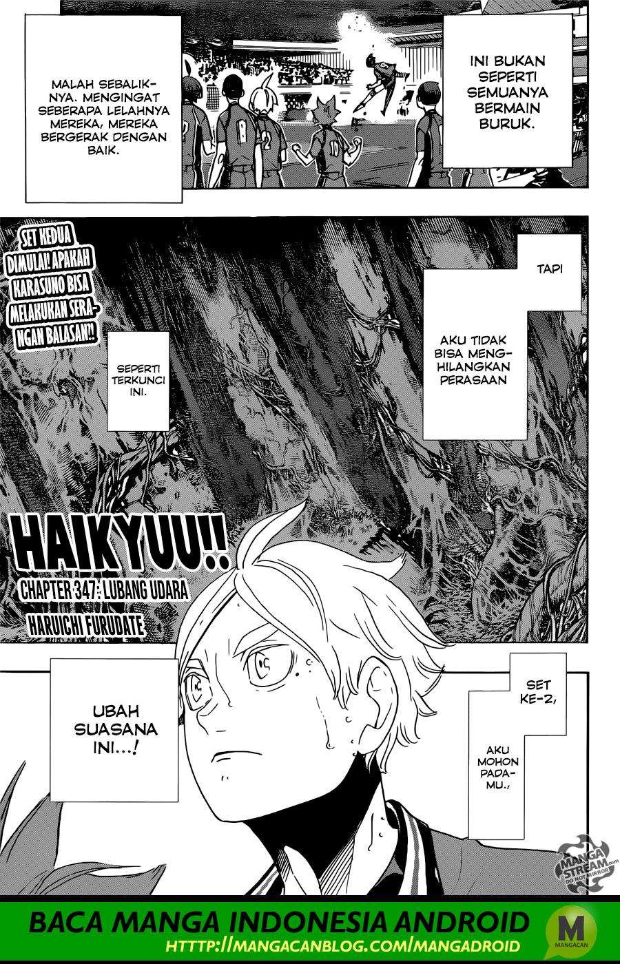 Haikyuu!! Chapter 347 - halaman 1