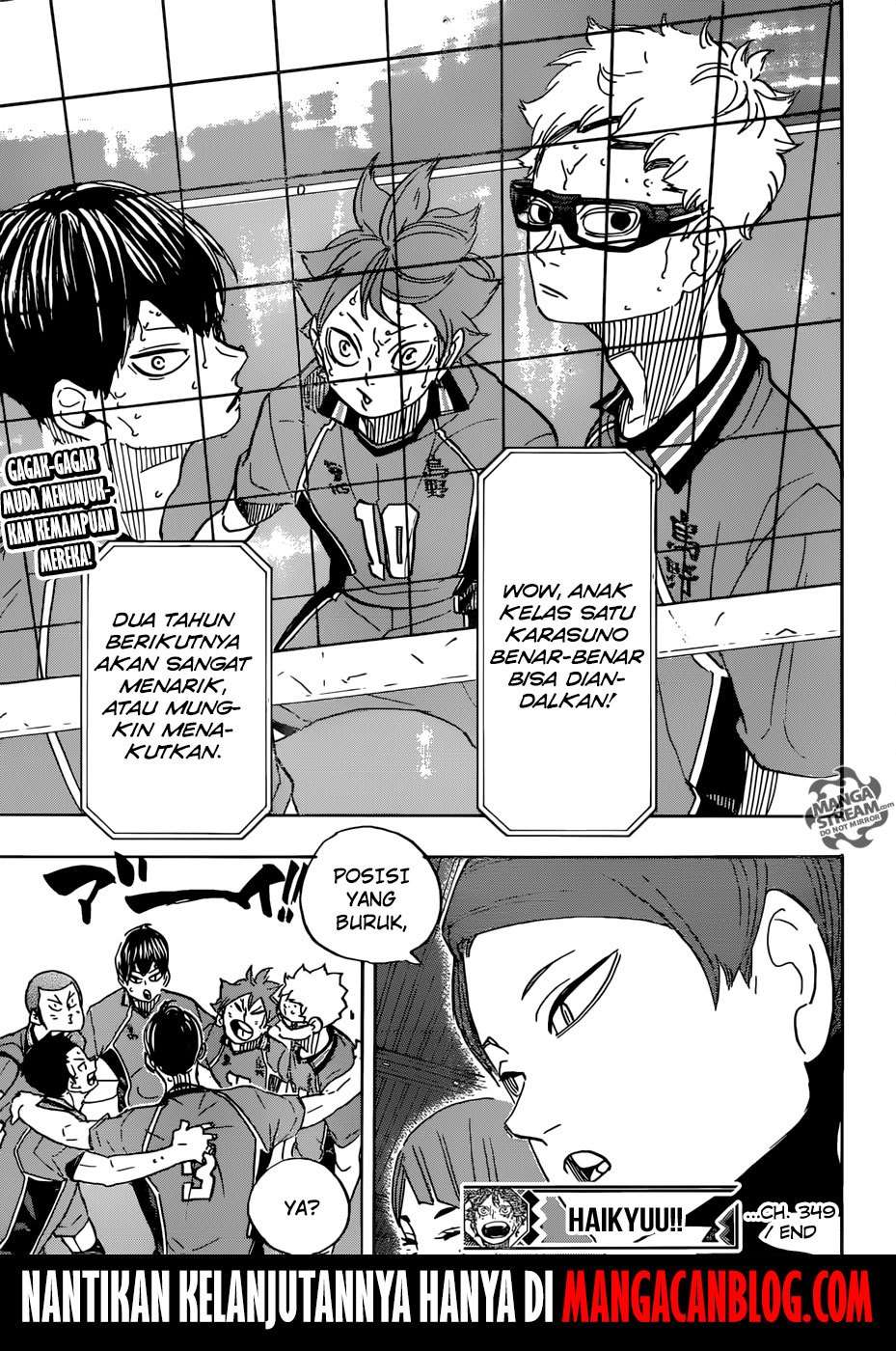 Haikyuu!! Chapter 349 - halaman 20