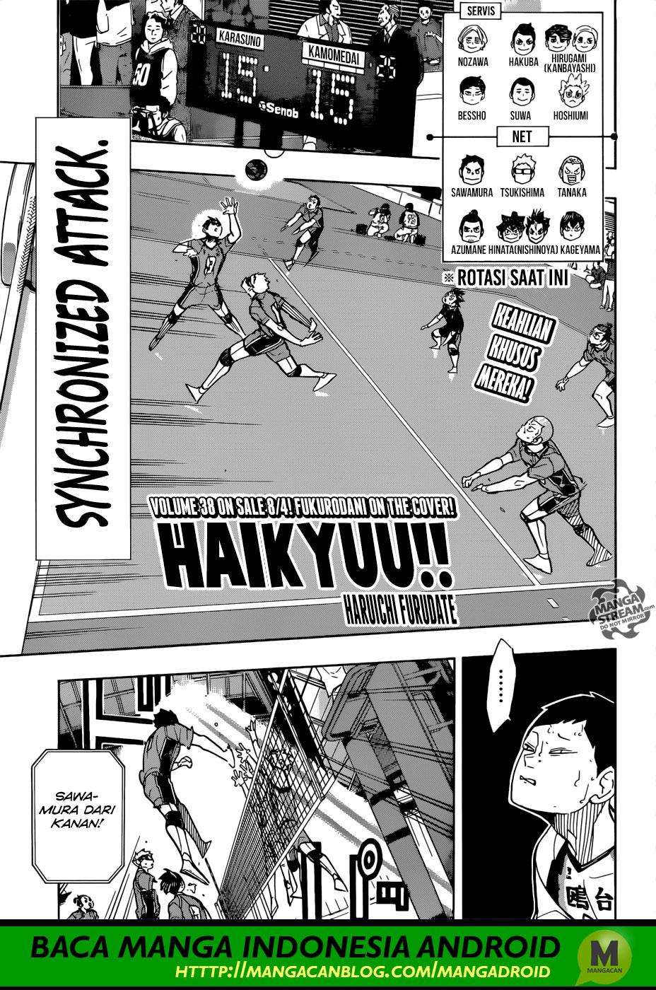 Haikyuu!! Chapter 351 - halaman 1