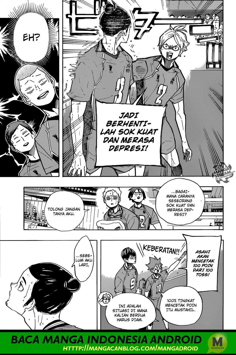 Haikyuu!! Chapter 352 - halaman 6